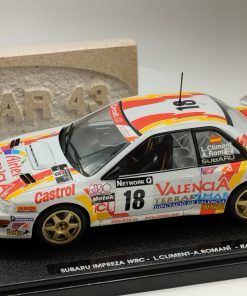 Subaru Impreza WRC #18 L.Climent-A.Romaní RAC rally 1989 (con vitrina)  1:24 Kit Car 43