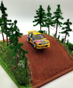 [DIORAMA] Tramo tierra con rasante Rallye 1000 Lagos (24,5 x 25 cms.)  1:43 Kit Car 43