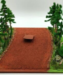 Alternative view of [DIORAMA] Tramo tierra con rasante Rallye 1000 Lagos (24,5 x 25 cms.)  1:43 Kit Car 43