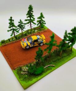 [DIORAMA] Tramo tierra con rasante Rallye 1000 Lagos (24,5 x 25 cms.)  1:43 Kit Car 43 - Image 4