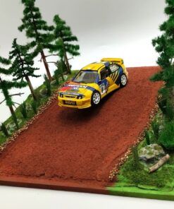 [DIORAMA] Tramo tierra con rasante Rallye 1000 Lagos (24,5 x 25 cms.)  1:43 Kit Car 43 - Image 5