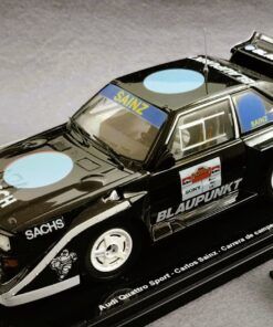 Audi Quattro S1 (coche negro) C.Sainz - Carrera de Campeones / Race of Champions 1990 (con vitrina)  1:24 Kit Car 43