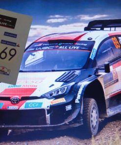 [CALCA] Anexo Toyota Yaris WRC #69 K.Rovanpera Winner Rally Estonia 2022 1:43 Kit Car 43