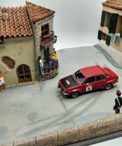 [DIORAMA] Tramo Chiusdino Rallye San Remo (30 x 25 x h:14 cms.)  1:43 Kit Car 43
