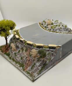 Alternative view of [DIORAMA] Tramo curva asfalto (24,5 x 25 cms.)  1:43 Kit Car 43