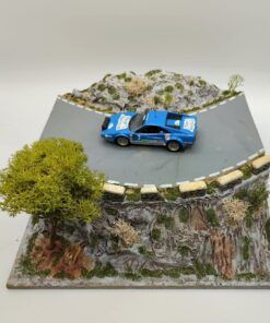 [DIORAMA] Tramo curva asfalto (24,5 x 25 cms.)  1:43 Kit Car 43 - Image 5