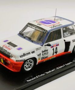 Renault 5 Turbo "Sodicam" #14 B.Saby-F.Sappey Tour de Córcega 1982 (con vitrina) 1:24 Kit Car 43