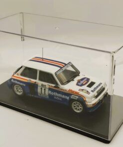 Alternative view of Renault 5 Turbo "Rothmans" #11 A.Ferjanz-Dr.Tandari Rallye Costa-Brava 1985 (con vitrina) 1:24 Kit Car 43