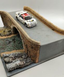 [DIORAMA] Tramo asfalto con puente (25 x 24,5 cms.)  1:43 Kit Car 43 - Image 4