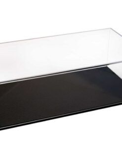 Vitrina / Urna esc.1/18 metacrilato transparente/base fibra carbono (32,5x16,5x h:9,5 cm.)  1:18 Atlantic case