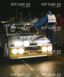 Fotografía 30 x 40 cm. C.Sainz-A.Boto R.Costa Brava 1986. Impresa en soporte de aluminio -Alta calidad/High quality- Kit Car 43 - Image 3