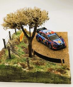 [DIORAMA] Curva tramo tierra (17,50x11,50xh:10,20 cms), con vitrina metacrilato 1:64 Kit Car 43 - Image 3