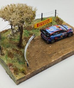 [DIORAMA] Curva tramo tierra (17,50x11,50xh:10,20 cms), con vitrina metacrilato 1:64 Kit Car 43 - Image 4