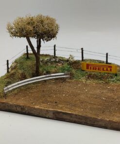 [DIORAMA] Curva tramo tierra (17,50x11,50xh:10,20 cms), con vitrina metacrilato 1:64 Kit Car 43 - Image 5