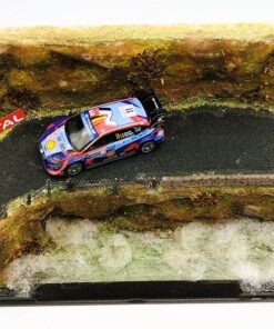 [DIORAMA] Curva tramo asfalto R.Monte Carlo (19,50x10,50xh:11,50 cms) (con vitrina plástico transparente)  1:64 Kit Car 43 - Image 3