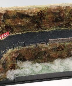 [DIORAMA] Curva tramo asfalto R.Monte Carlo (19,50x10,50xh:11,50 cms) (con vitrina plástico transparente)  1:64 Kit Car 43 - Image 5