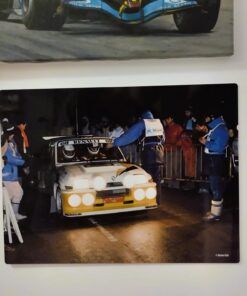 Alternative view of Fotografía 30 x 40 cm. C.Sainz-A.Boto R.Costa Brava 1986. Impresa en soporte de aluminio -Alta calidad/High quality-  Kit Car 43