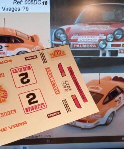 [CALCA] Porsche 911 SC Vara “Palmera" #2 M. Etchebers Rally 2000 Virajes 1979 (Ref. 005DECA18) 1:18 Kit Car 43