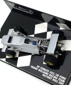 Alternative view of De Tomaso F1 ford 505/38 Frank Williams Racing -presentacion fabrica 1970-  1:43 Minichamps