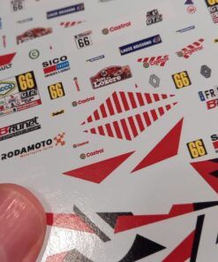 [CALCA] Renault Clio R5 #66 J.Font-E.Velasco Rallye Lozere Clio Trophy France 2024 (Ref.399DECA43) 1:43 Kit Car 43