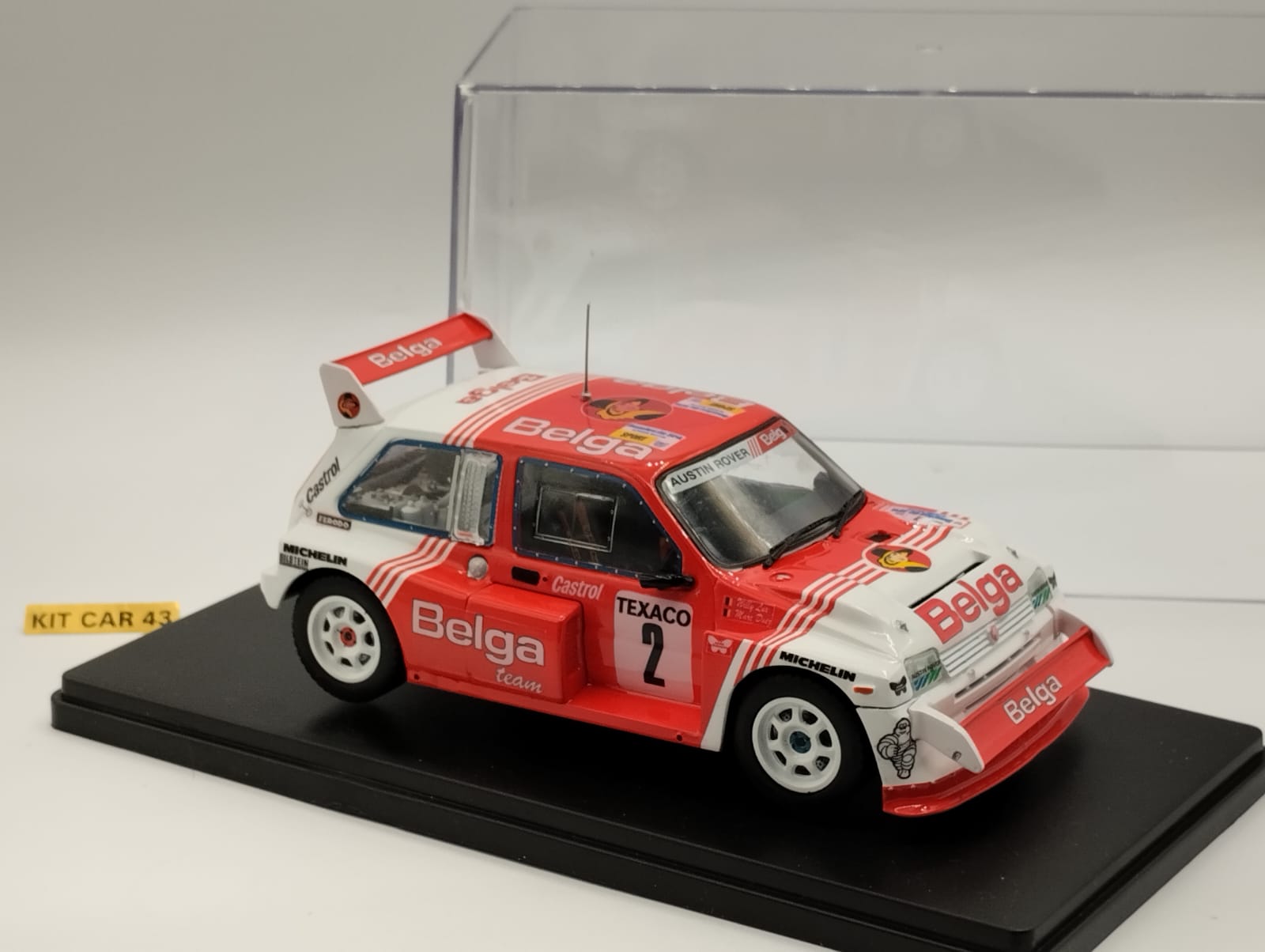 Austin Metro 6R4 #2 "Belga" M.Duez-L.Willy Boucles de Spa 1986 1:24 Kit Car 43
