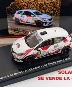 Alternative view of [CALCA] Renault Clio R5 #66 J.Font-E.Velasco Rallye Lozere Clio Trophy France 2024 (Ref.399DECA43) 1:43 Kit Car 43