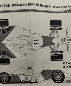 Alternative view of [KIT] McLaren MP4/9 Honda Hakkinen-Brundle GP Brasil 1994  1:43 BBR