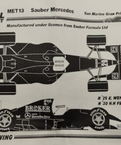 Alternative view of [KIT] Sauber Mercedes C13 Wendlinger-Frentzen GP San Marino 1994   1:43 BBR