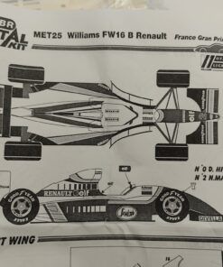 Alternative view of [KIT] Williams Renault FW16B Hill-Mansell G.P.Francia 1994  1:43 BBR