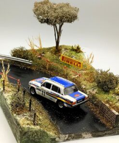 [DIORAMA] Tramo rallye asfalto mojado (29 x 18 cms.)  1:43 Kit Car 43