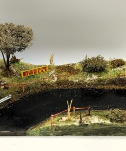 [DIORAMA] Tramo rallye asfalto mojado (29 x 18 cms.)  1:43 Kit Car 43 - Image 3