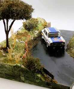 [DIORAMA] Tramo rallye asfalto mojado (29 x 18 cms.)  1:43 Kit Car 43 - Image 4