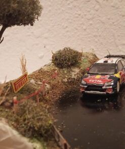 Alternative view of [DIORAMA] Tramo rallye asfalto mojado (29 x 18 cms.)  1:43 Kit Car 43
