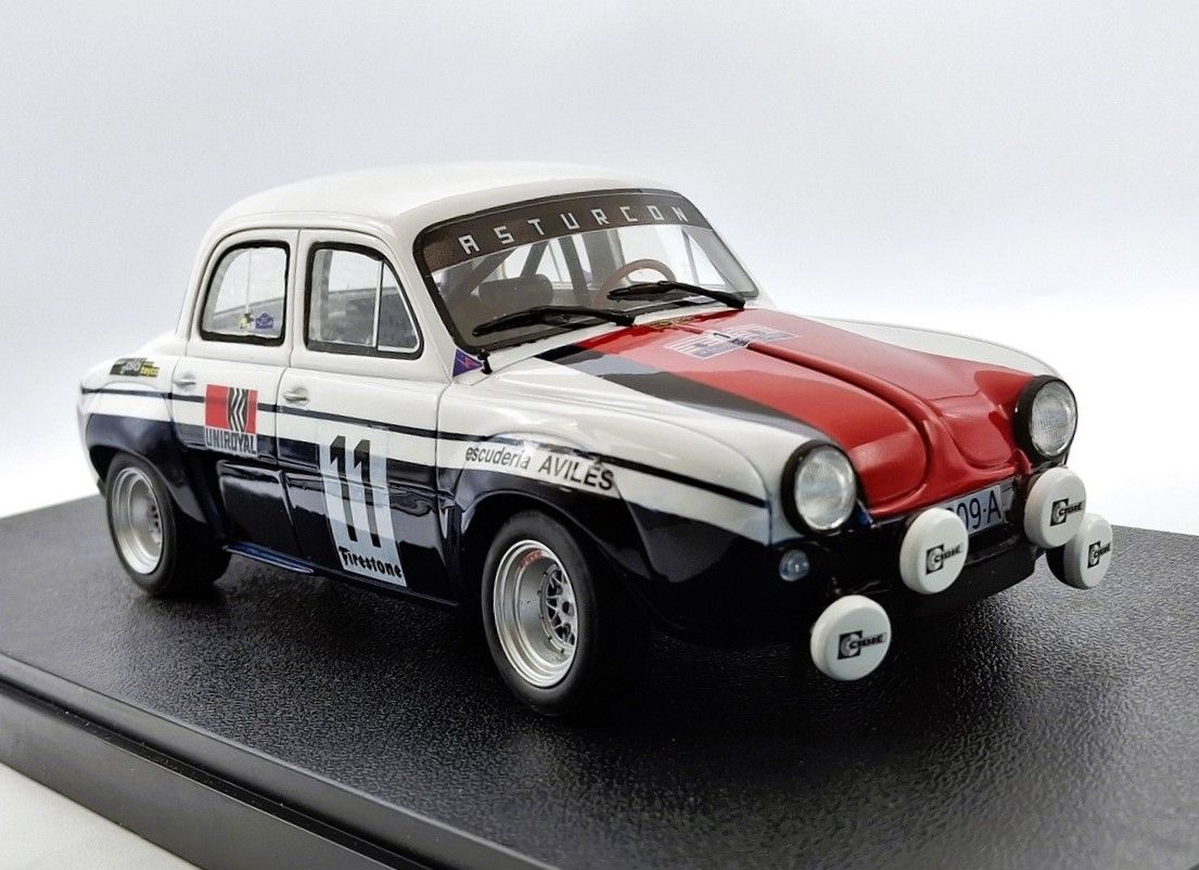 Renault Dauphine "ASTURCON" #11 Melquiades Argüelles Rallye Ciudad de Oviedo 1972 1:18 Kit Car 43 - Image 5