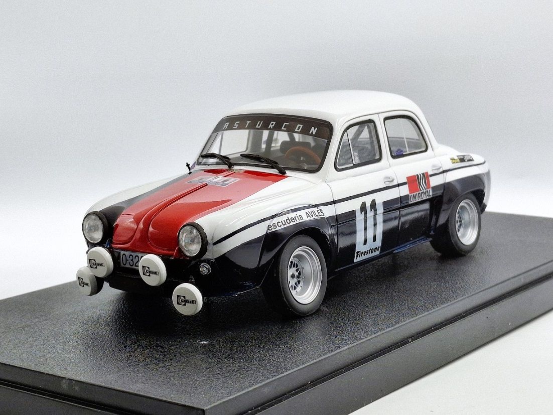 Renault Dauphine "ASTURCON" #11 Melquiades Argüelles Rallye Ciudad de Oviedo 1972 1:18 Kit Car 43