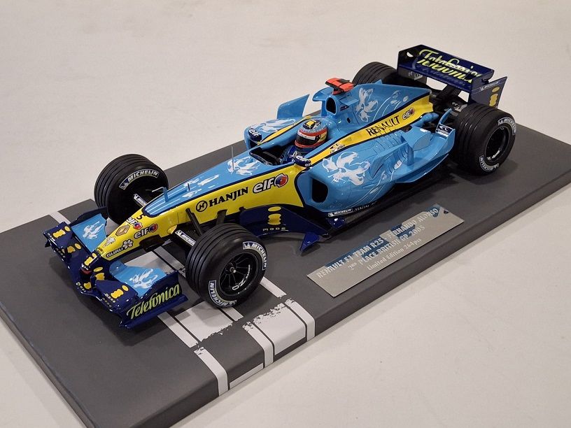 Renault R25 #5 F.Alonso GP Gran Bretaña Silverstone World Ch.F1 2005 1:18 Minichamps