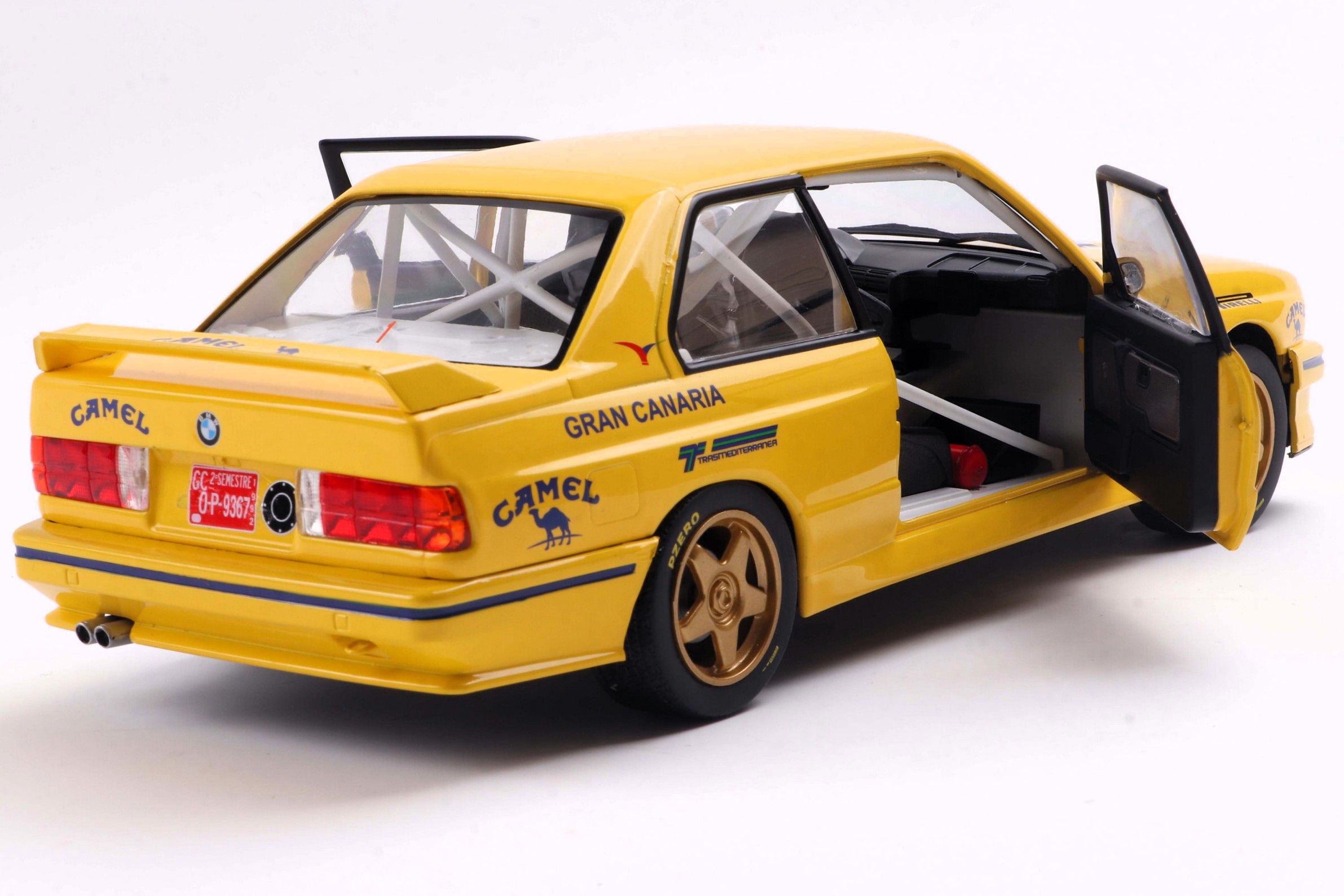 BMW M3 (E-30) "Camel" J.M.Ponce-J.C.Deniz Principe de Asturias 1992 1:18 Solido - Image 2