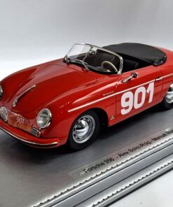 Porsche 356 #901 A.Soler Roig-M.Romagosa 1º Rally Catalunya 1959 (con vitrina metacrilato) 1:18 Kit Car 43