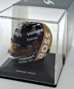 Casco Fernando Alonso Aston Martin G.P.Gran Bretaña 2024 1:5 Spark