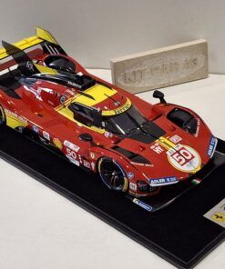 Alternative view of Ferrari 499P #50 M.Molina-A.Fuoco-N.Nielsen , Winner Le Mans 2024  1:12 Look Smart