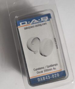 4 Faros cuneteros super-oscar con tapa 200mm. (DAB43-020) 1:43 DAB