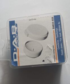 4 Faros cuneteros super-oscar fondo plano con tapa 200mm. (DAB24-020) 1:24 DAB