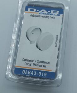 4 Faros cuneteros super-oscar con tapa 180mm. (DAB43-019) 1:43 DAB