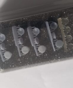 Alternative view of 4 Faros cuneteros super-oscar fondo plano, con tapa 180mm. (DAB43-021)  1:43 DAB