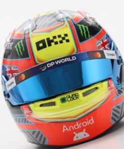 Alternative view of Casco Oscar Piastri team McLaren F1 2025  1:5 Spark