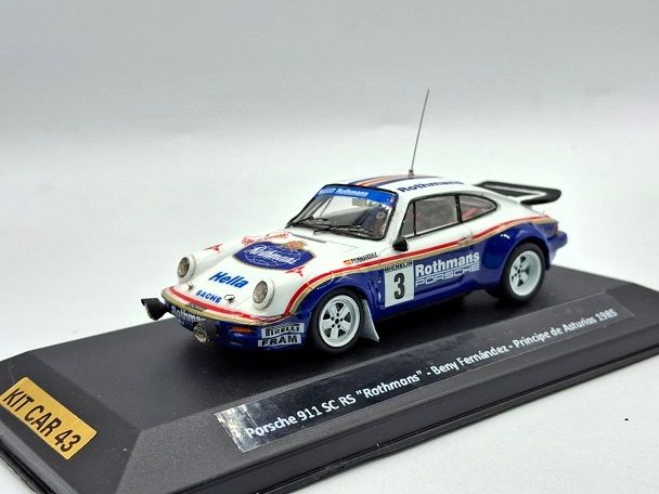 Porsche 911 SC RS "Roothmans" Beny Fernandez-J.L.Sala Príncipe Asturias 1985 1:43 Kit Car 43