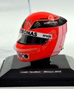 Casco Lewis Hamilton Monaco 2019 (tributo N.Lauda)  1:8 Kit Car 43