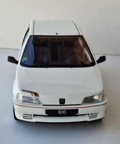 Peugeot 106 Rally Fase 1 blanco  1:12 Otto Mobile - Image 3
