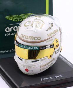 Casco Fernando Alonso Aston Martin F1 GP China 2025  1:5 Spark