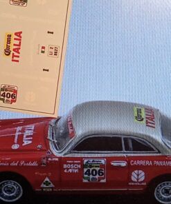 [CALCA] Alfa Romeo Giulietta Sprint Veloce Prisca Taruffi Carrera Panamericana 2002  (Ref.403DECA43)  1:43 Kit Car 43